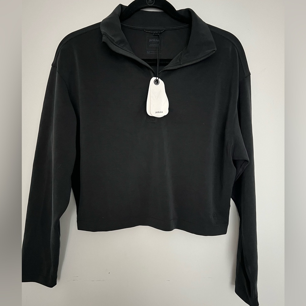 PRANA Shea Half Zip Pullover Mock Neck Ultra Luxe Softness Size M NWT!